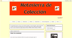 Desktop Screenshot of motosierradecoleccion.com